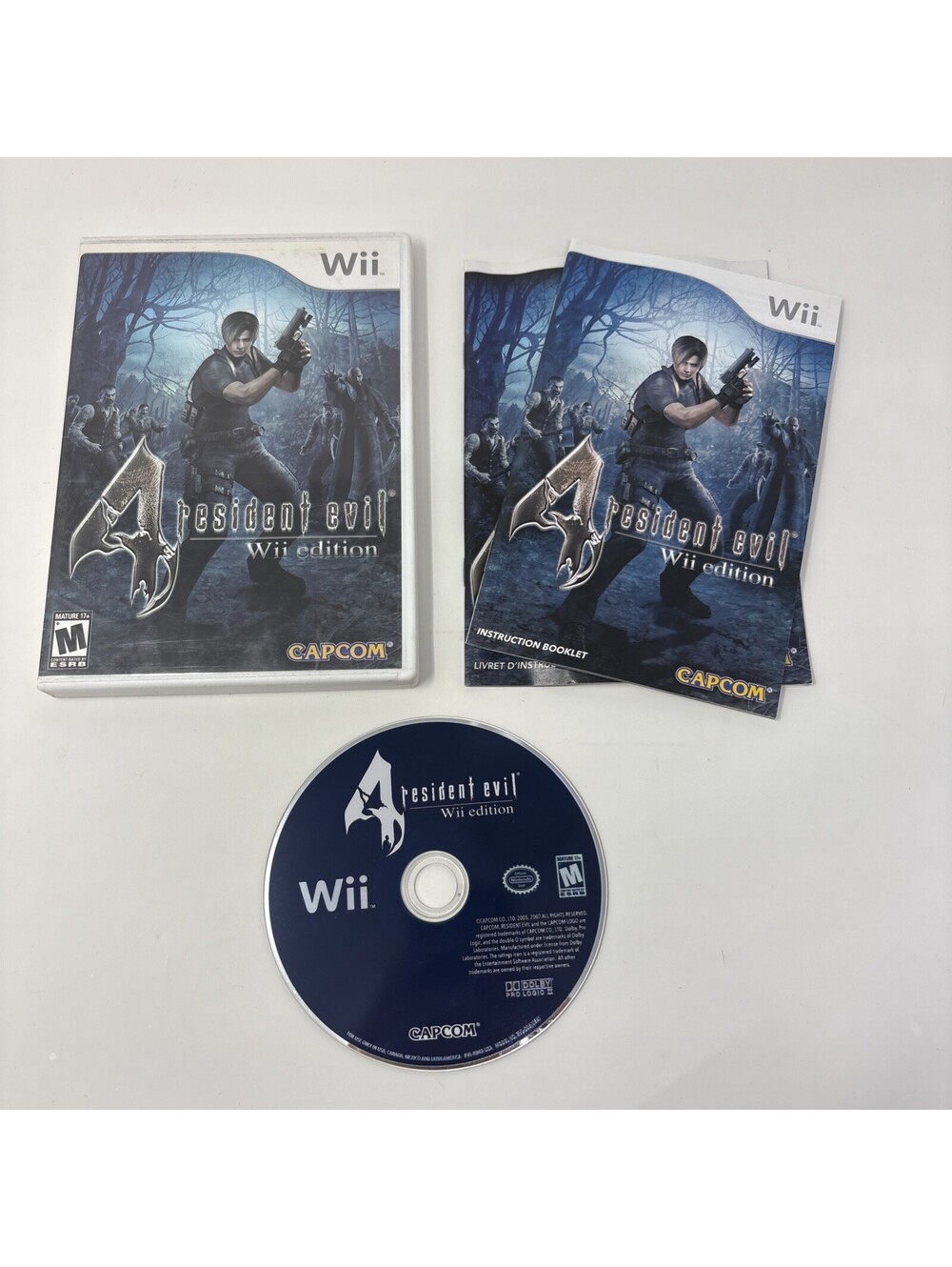 Resident Evil 4 - Wii Edition (Nintendo Wii, 2007) Complete CIB w/Manua